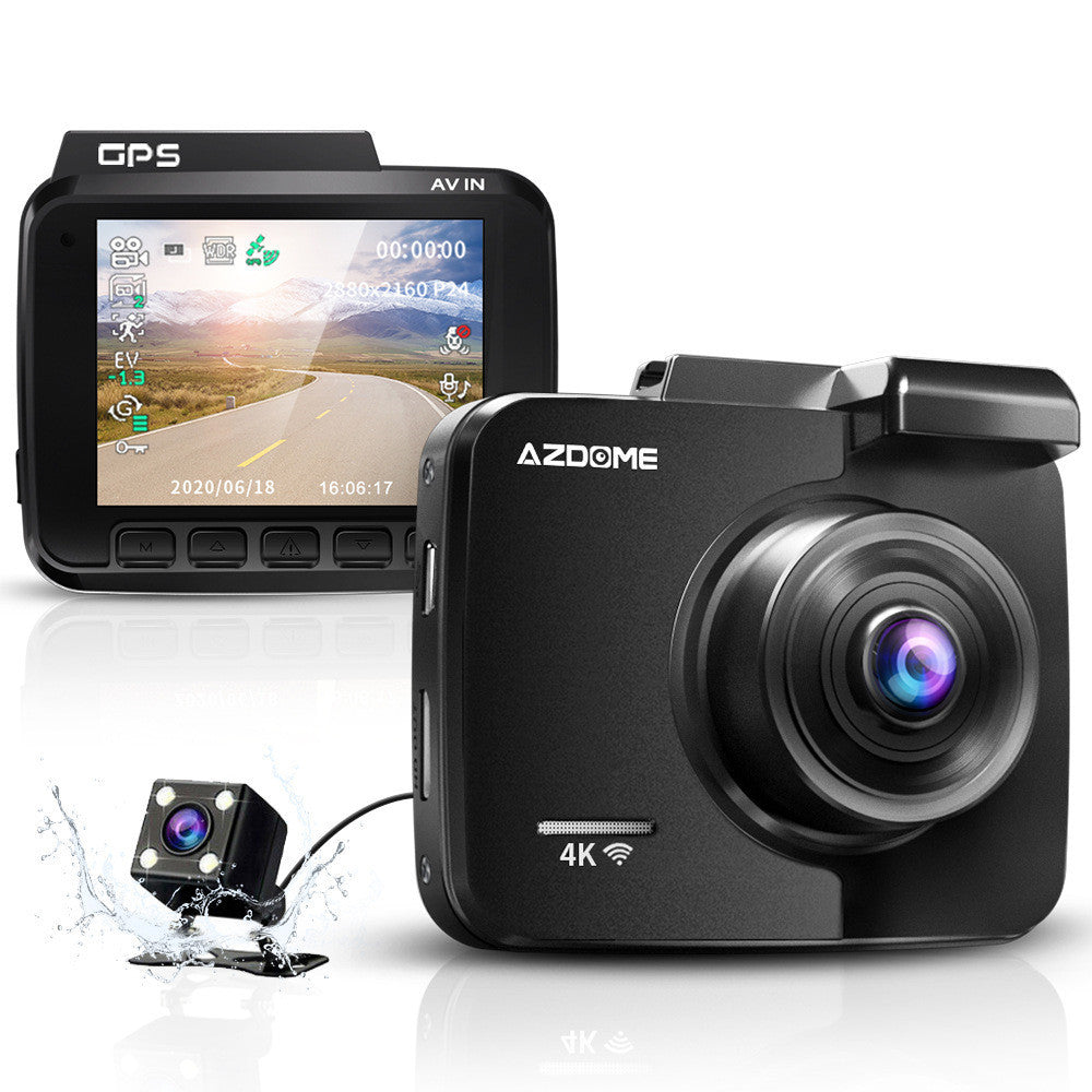 Azdome Dash Cam - 150 Degree Dual Lens Car Camera