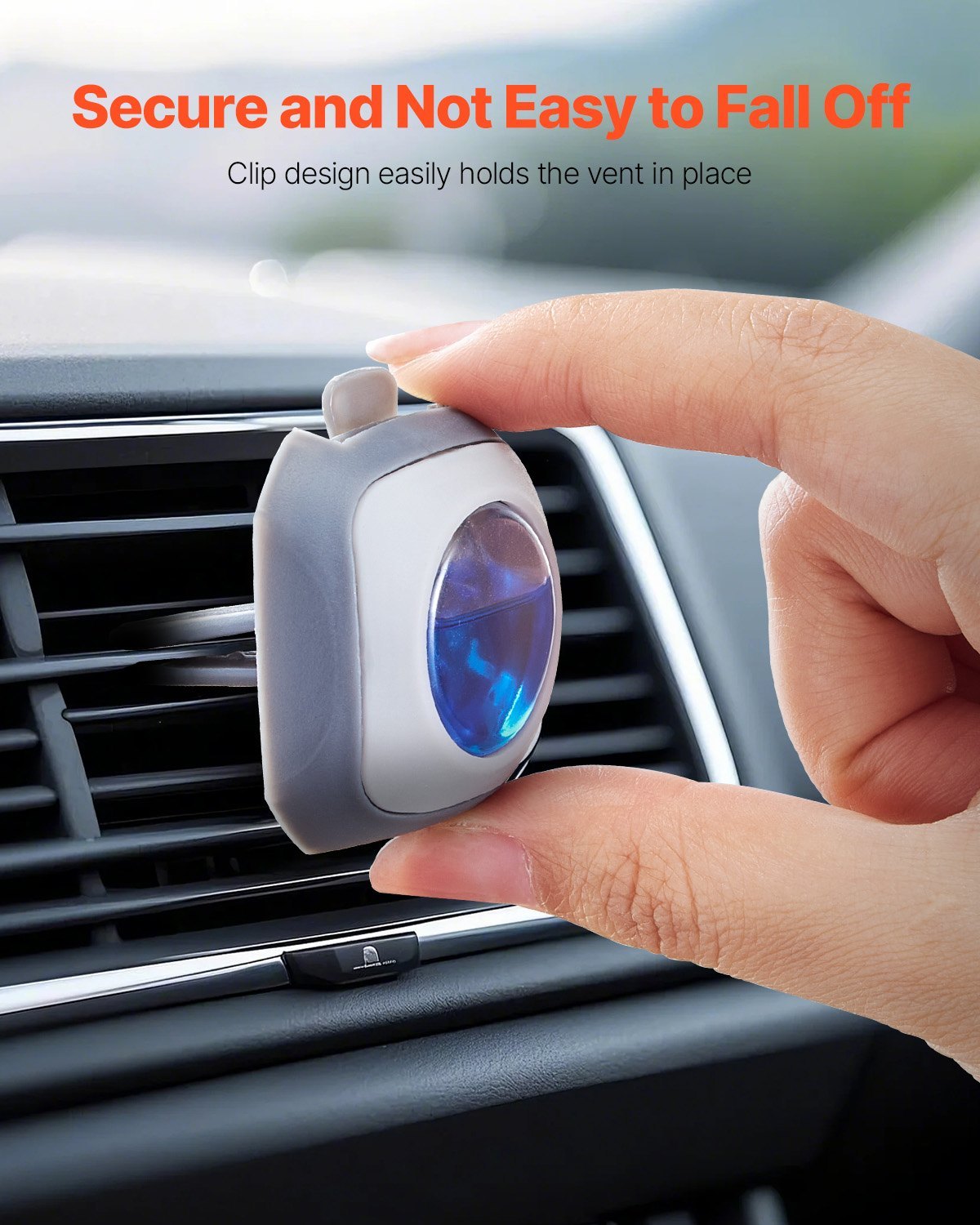 Vevor Car Air Freshener 6-Pack Vent Clip – New Car Scent (4ml Each)
