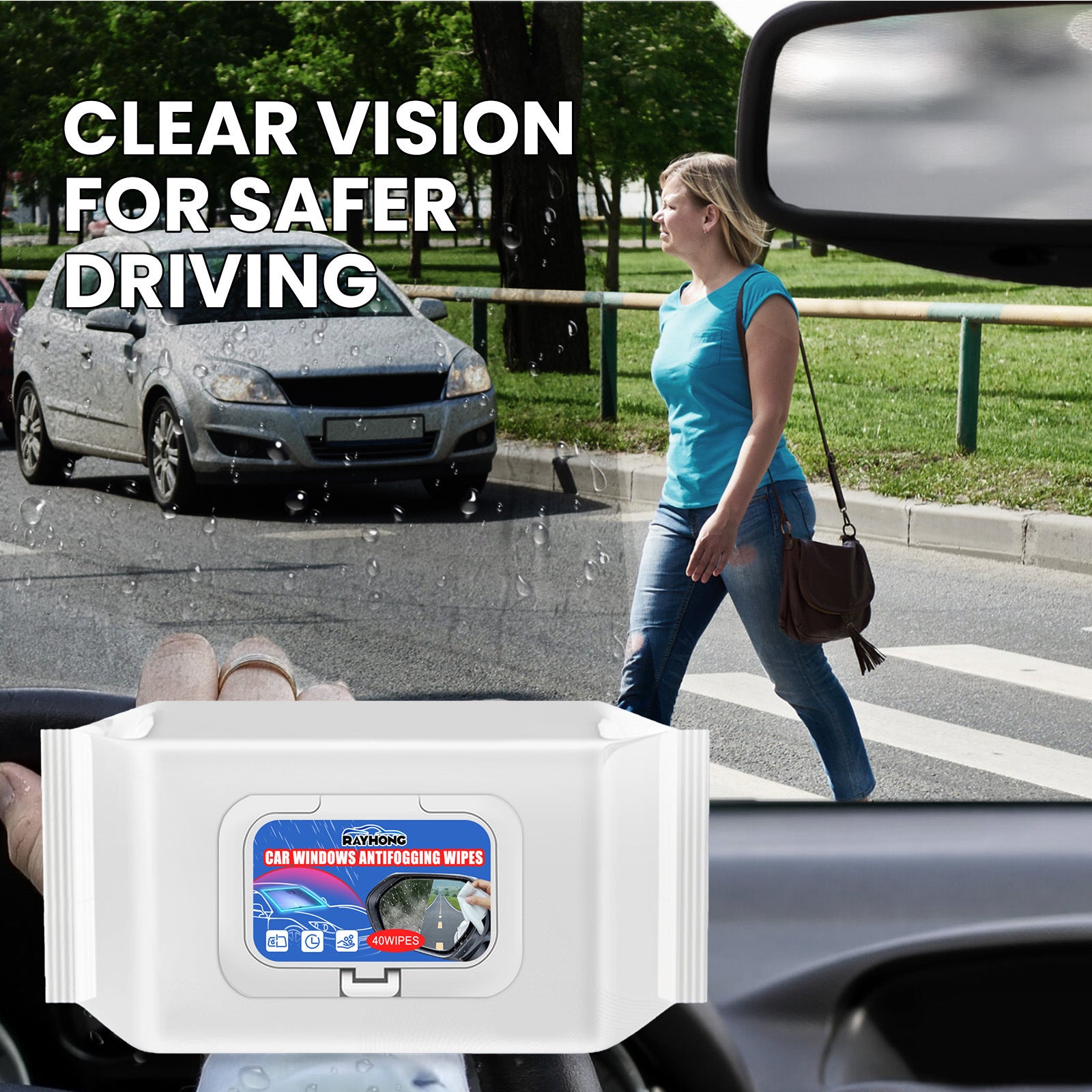 Car Anti-fog Rainproof Wipes