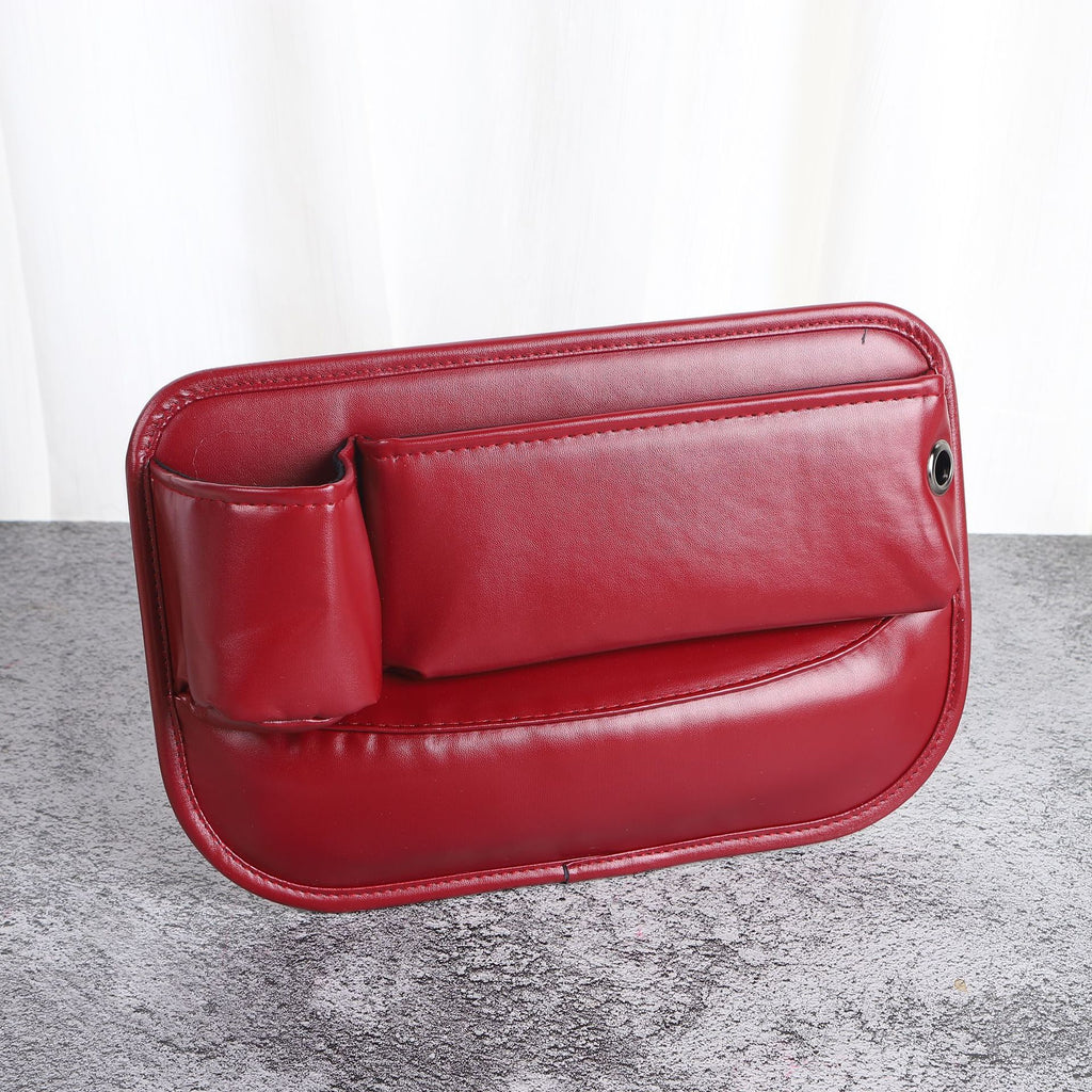T3 LuxeGap Leather Car Seat Organizer