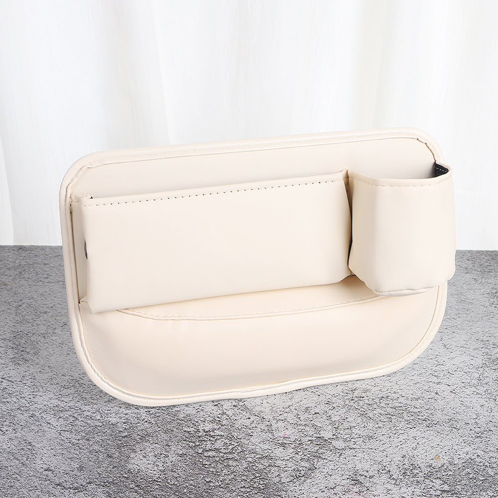 T3 LuxeGap Leather Car Seat Organizer