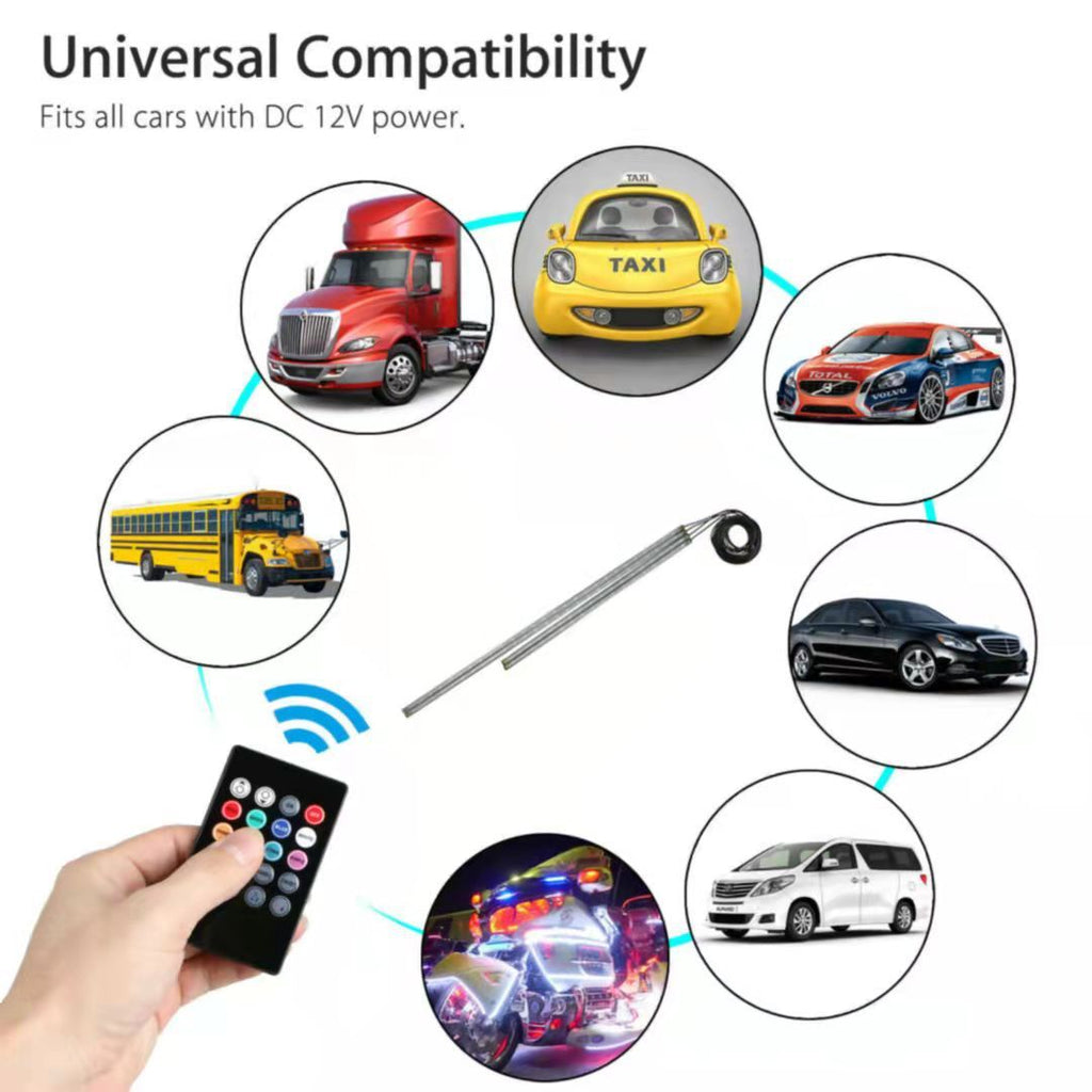 T3 GlowTrack RGB Car Chassis Light - App and Voice Control
