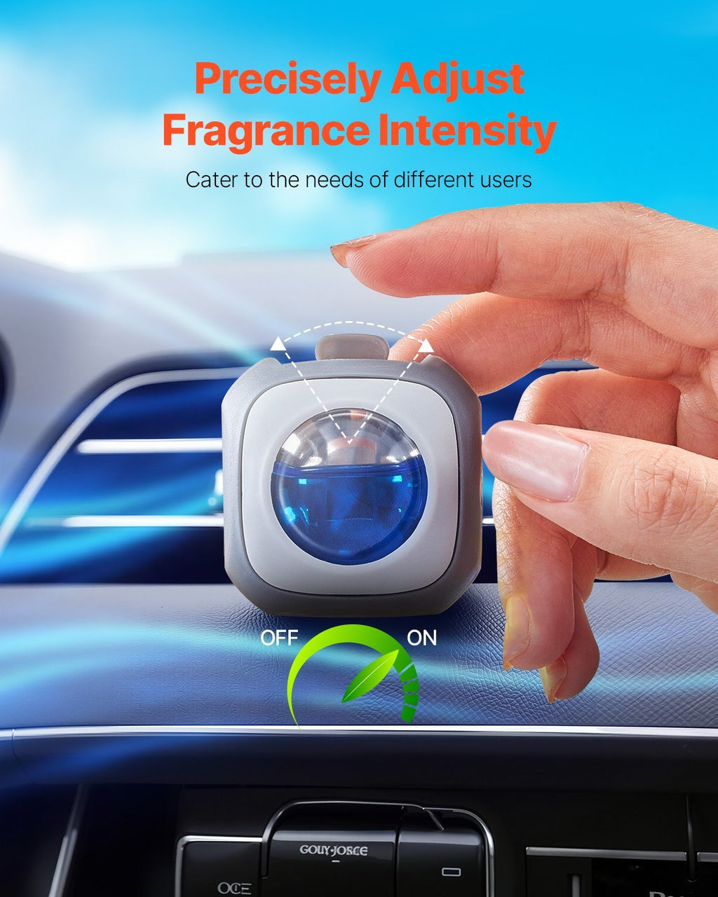Vevor Car Air Freshener 6-Pack Vent Clip – New Car Scent (4ml Each)